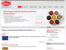 Tablet Screenshot of muller-koreni.cz